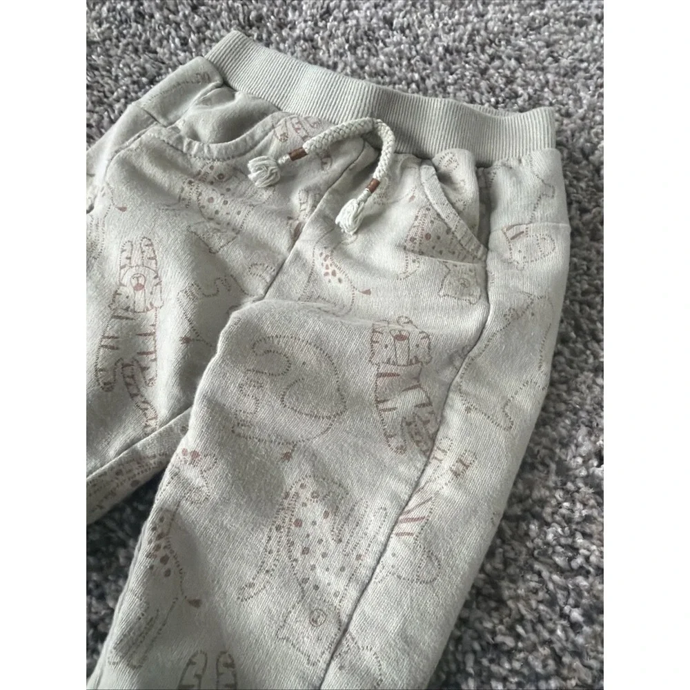 rabbit and bear 100% Organic Baby Sweatpants 12M